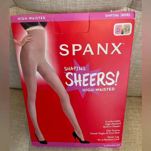 0893 New ~ Spanx ~ Shaping Sheers, High Waist Sheer~ Size D/ S4