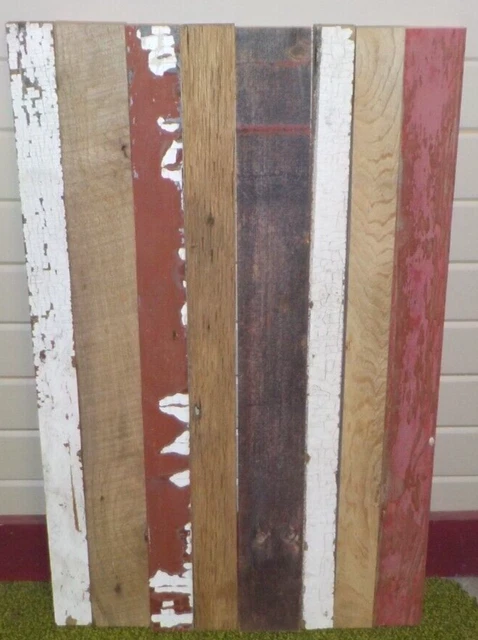 Reclaimed Weathered Old Barn Board Wood Lumber Rustic Decor Crafts Wall Art #6