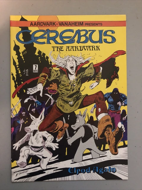 Cerebus the Aardvark #7 Frank Thorne Cover Low Print Run High Grade Dave Sim