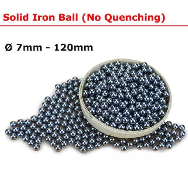 Eisenkugeln Stahlkugel Solide Kugeln Ø 7mm bis 120mm Eisen Kugellager Kugel Ball
