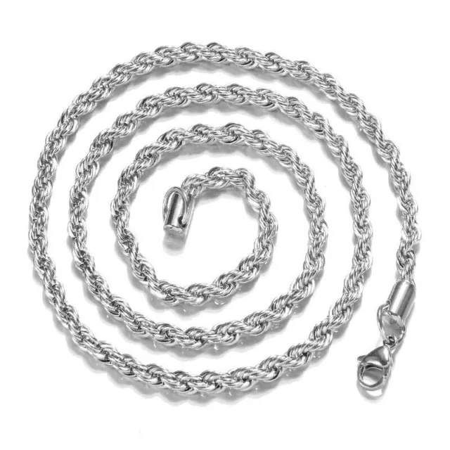 Women Men Wholesale 925 Silver Snake Water Wave Chain Necklace Jewelry 16''-30'' 2