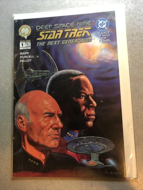 Star Trek The Next Generation Deep Space Nine #1 Oct 1994 Malibu Comic Book