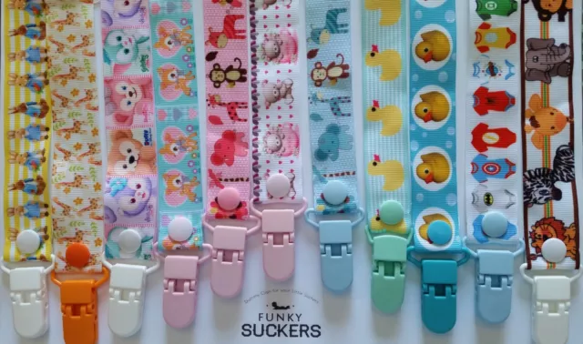 BABY - NEWBORN - GIRL - BOY - Dummy Clip - Dummy Clips - Clip - Teether - Chain