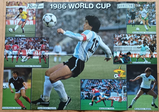 L'Equipe Spécial Mondial 1986 – Guide Coupe Du Monde Mexique – Platini Maradona – Rare