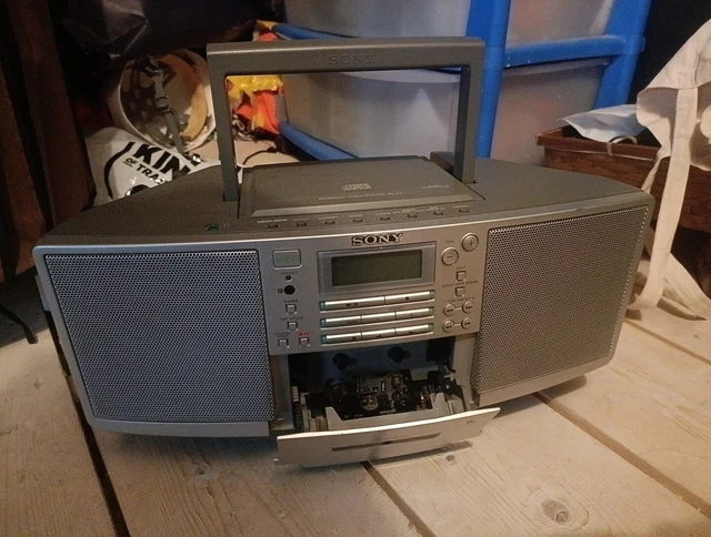 その他 SONY ZS-D5 SONY ZS-D5 RADIO Cassette CD player BoomBox Stereo Retro