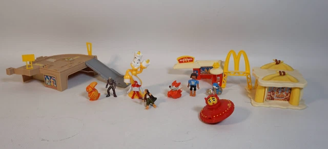 Vintage Mcdonalds Mc Donald's Giocattoli Costruzione Casa Parco Figure Plastica