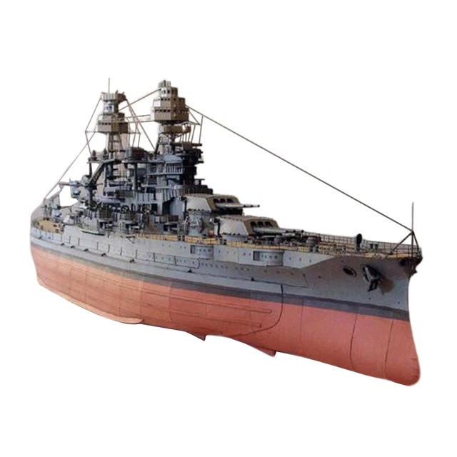 Paper Model Naval US NAVY SHIP DIY Paper Model Kit Papercraft Lovers Collection Desktop ...