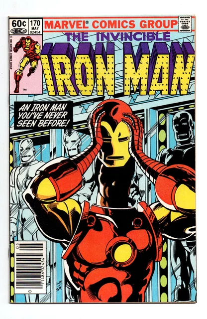 The Invincible Iron Man #170 - 1st app Jim Rhodes as Iron Man - 1983 - (-NM)