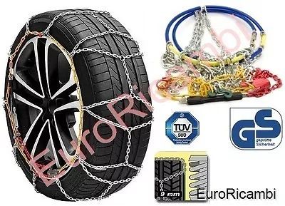 Catene Da Neve X Ruota 225/45-17 9Mm Omologate V5117 Gomme Pneumatici R17 F8