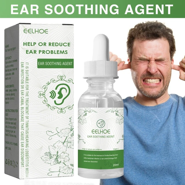 Gotas para los oídos a base de hierbas orgánicas para aliviar los síntomas del tinnitus ¡Reducir la oreja F! ¡!! ¡!