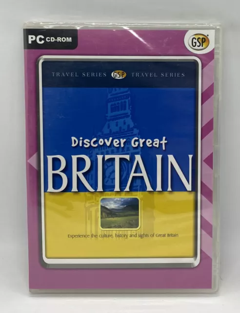 Discover Great Britain - GSP Travel Series - New & Sealed PC CD-Rom - Free Post