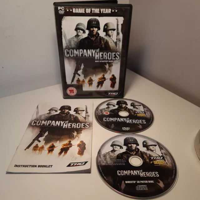 COMPANY OF HEROES GOTY Spiel des Jahres PC-SPIEL KOMPLETT DVD ROM KRIEG SHOOTER SEHR GUTER ZUSTAND