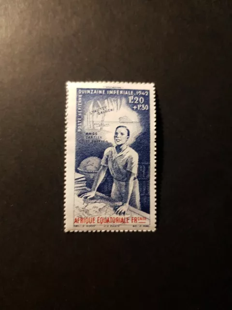 France Colonie Afrique Équatoriale Aef Poste Aérienne N°13 Neuf ** Luxe Mnh