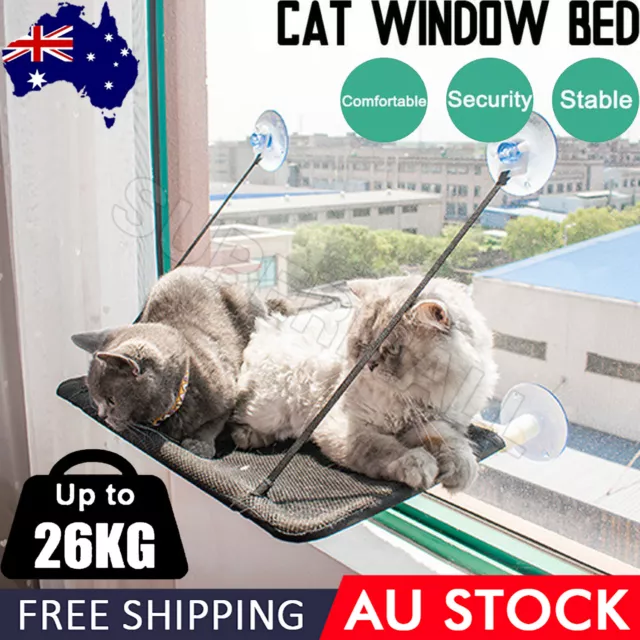 Up 26KG Cat Bed Window Hammock Hanging Bed  Basking Perch Mounted Durable OZ