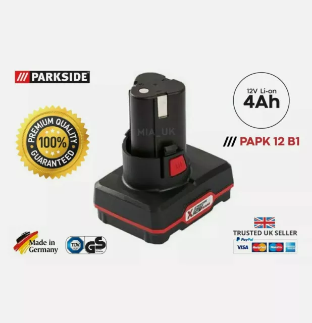 REPLACEMENT BATTERY PAPK 12 PARKSIDE C1 PicClick X12V £25.72 - TEAM LI-ION 2.5 12-Volt Series for AH UK