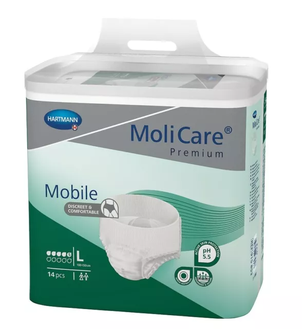 MOLICARE Premium Mobile 5 Tropfen Gr.L 14 ST 915853