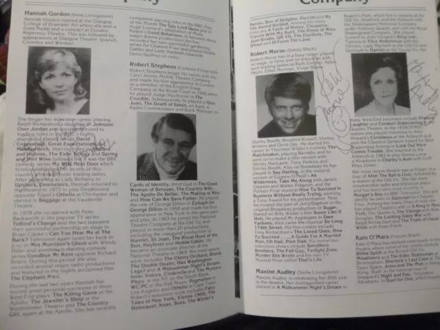 Quatermass IAN PRICE Dr Who Harry Potter NICHOLAS BLANE +8 hand signed programme