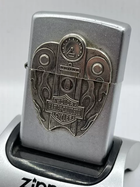 2002 Harley Davidson Motor Surprise Zippo Lighter Unfired