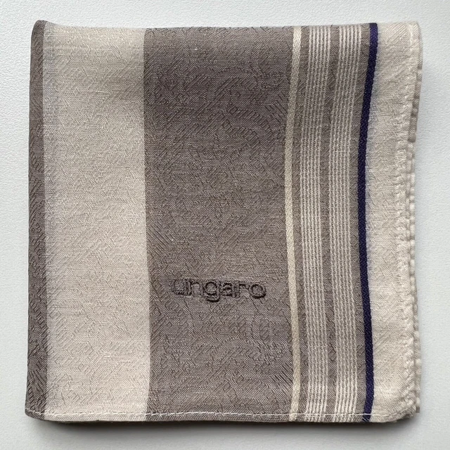 Handkerchief Men's Cotton Vintage Art Striped Line Plain Pocket Square 18"