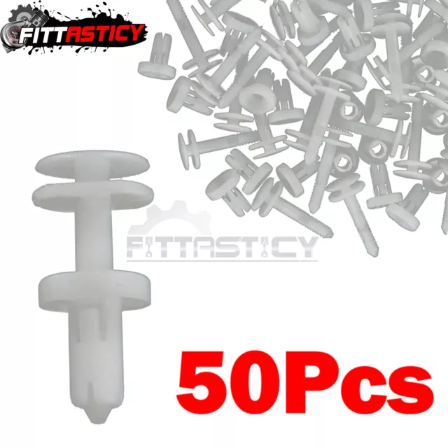 50x Push Type Retainer Clips Door Trim Panel For GM Truck Chevrolet GMC Buick