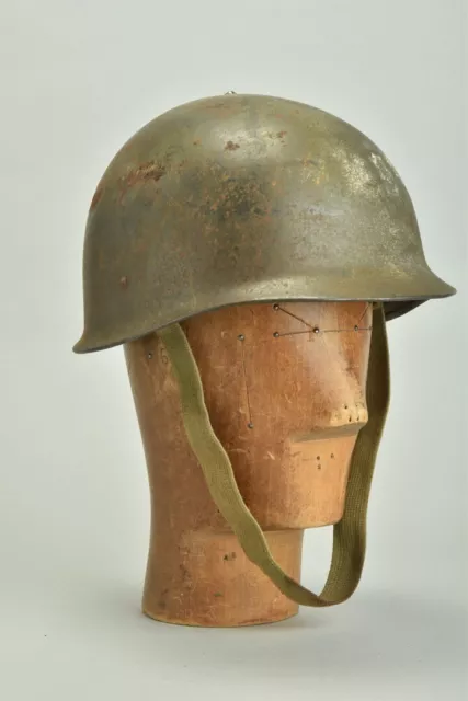 WW2 American Helm3t with 1952 Belgian Army Liner.  Ref SNG