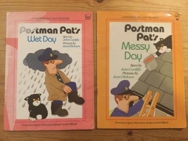 TWO POSTMAN PAT Easy Readers. 1980s £1.70 - PicClick UK