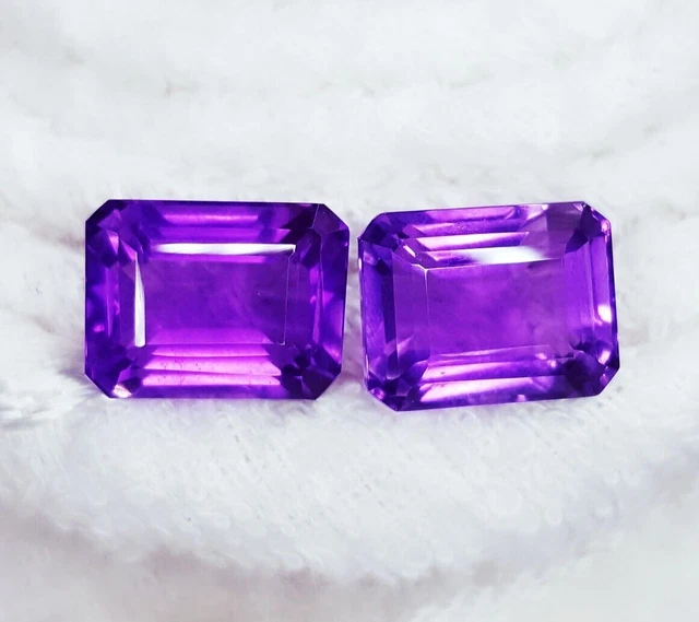 Coppia Di Pietre Preziose Sfuse Certificate Tanzanite Blu - Foto 5