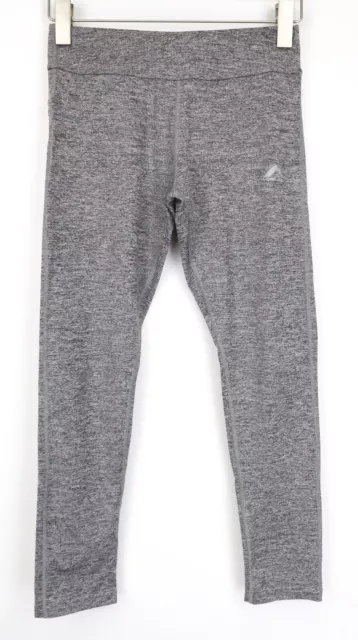 More Mile Femme Sport Leggings 10 Gris Extensible à Enfiler de Gym à Poches