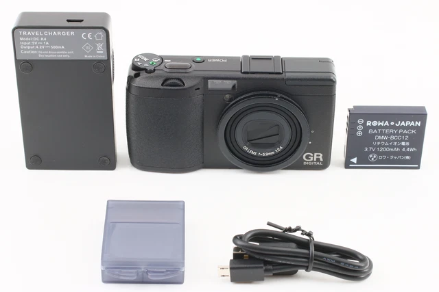 Only Shoot 000215 [MINT w/ New Battery] RICOH GR DIGITAL 8.1MP Camera From JAPAN