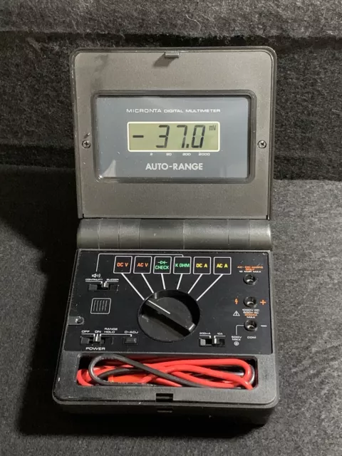 Radio Shack Micronta 22-193 LCD Digital Multimeter DVM Tester