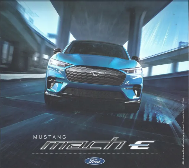 Official  Ford Mustang Mach E SUV Sales Brochure News 2020 2021