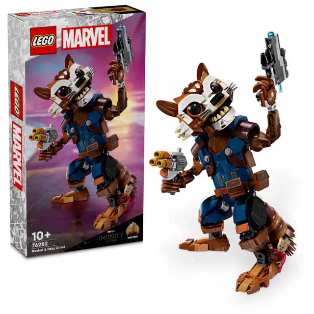LEGO® Marvel Super Heroe 76282 Rocket & Baby Groot Neu OVP
