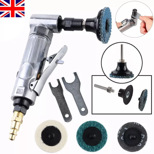 90° Air Right Angel Die Grinder Polisher Sander Grinding Cutting Polishing Tools