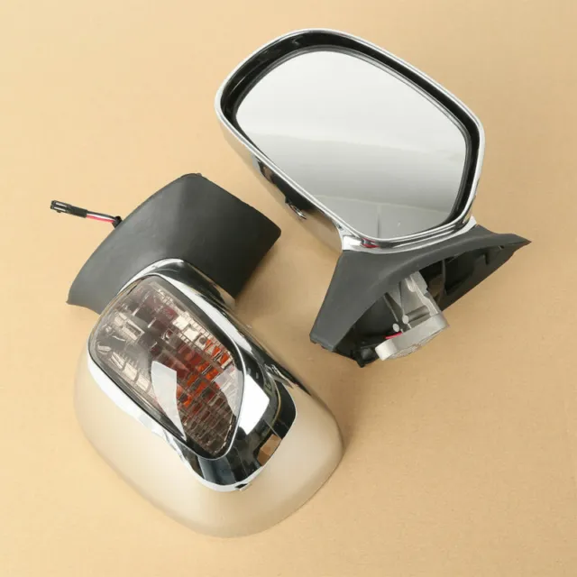 Rearview Mirrors Turn Signals Fit For Honda Goldwing GL1800 GL 1800 2001-2017 13
