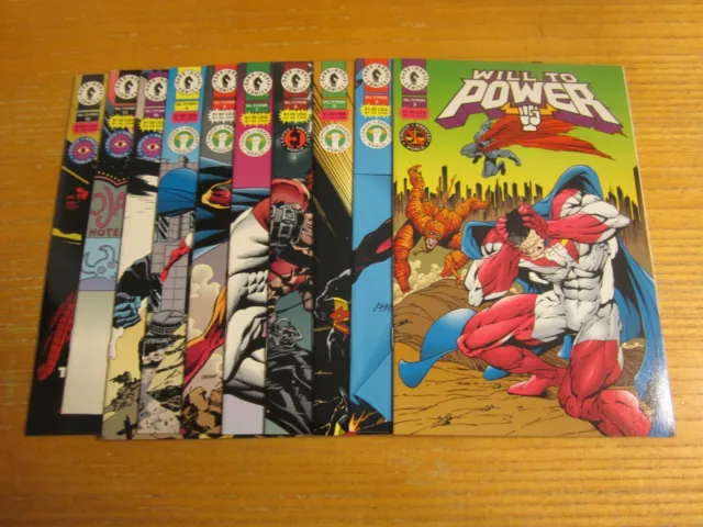 Lot of 10 Will to Power 1994 Dark Horse Comic Books 3/4/5/6/7/8/9/10/11/12