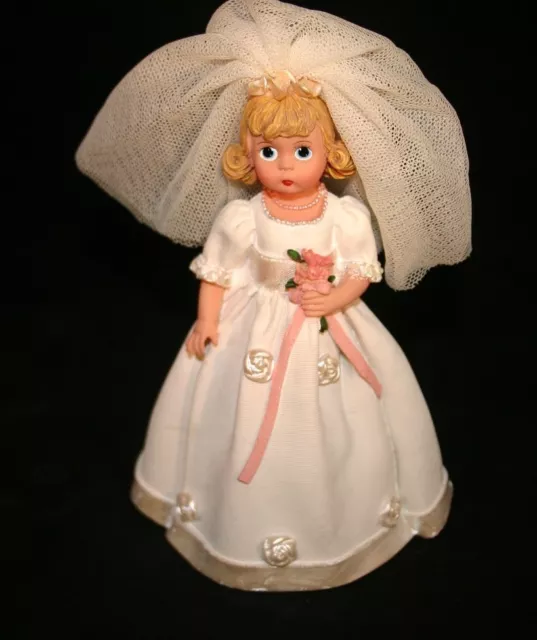 1999 Madame Alexander Classic Collectible Bride Figurine Resin Figure 6" tall