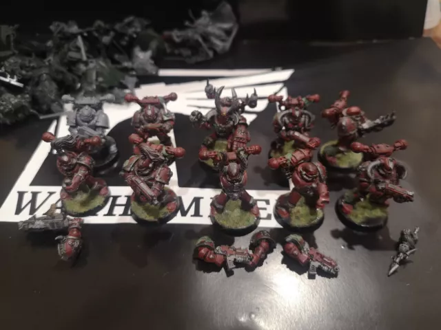 Warhammer 40k Word Bearers Chaos Space Marines Legionaires x10