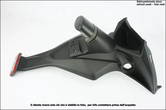 portatarga con luce targa e catarifrangente originale Kawasaki Versys 650 06 09