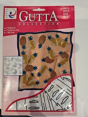 Paño de seda 90x90 cm Gutta Collection Tropic en embalaje original
