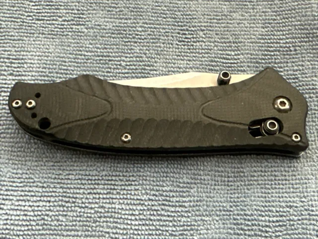 Benchmade Osborne Rift AXIS Lock - Black G-10 (3.67" Satin) 950-1 “Discontinued