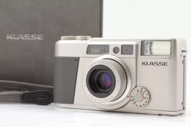 "Near MINT+++ BOXED" Fujifilm Fuji Klasse Silver 35mm Camera From JAPAN