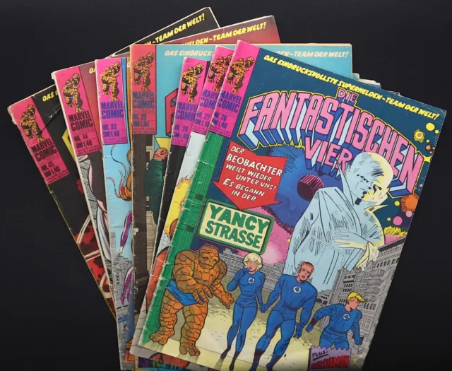 Auswahl: Die Fantastischen Vier Williams Marvel Comic Heft Nr. 26-124 Z1/Z1-2/Z2