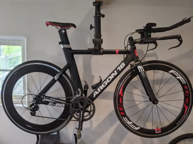 Argon 18 E80 Tri Triathlon TT Bike - Medium - FFWD / Fulcrum / Campagnolo