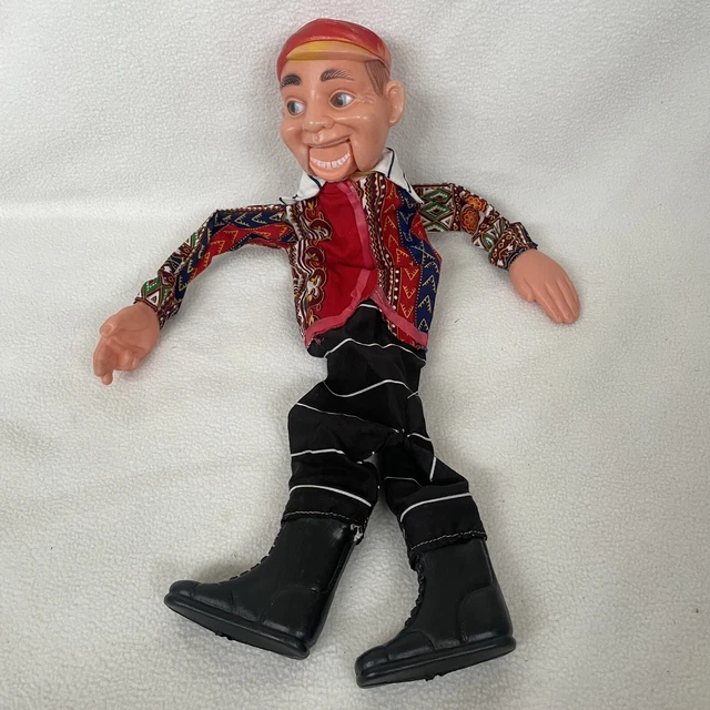 VINTAGE VENTRILOQUIST DOLL Dummy Toy Early Plastic Hong Kong Puppet