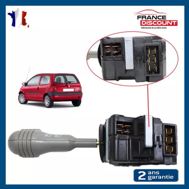 Commodo Gauche Commande Clignotant Phare Prévu pour Twingo I Gris 7701046629