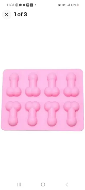 Penis Ice Cube Chocolate Cupcake Mold, Penis Ice Cube Mold, Dick Hen Party  Favors 