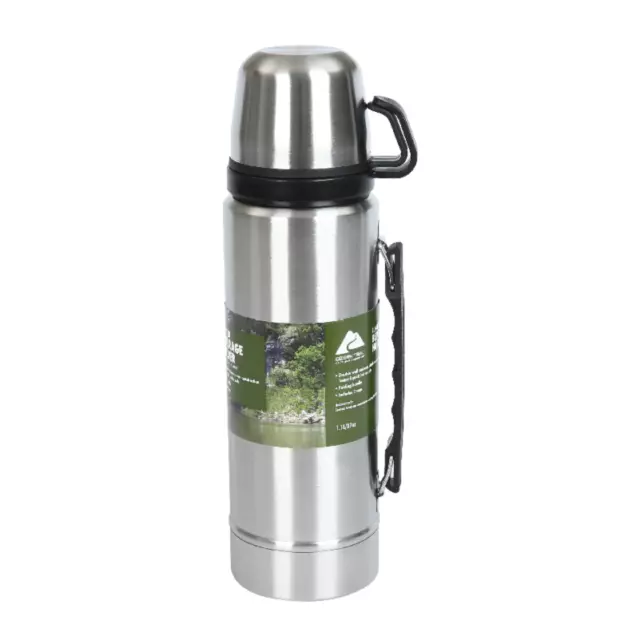 1.1 Liter (37.1954 fl oz) Double Wall Thermos Set with Cup new 2023