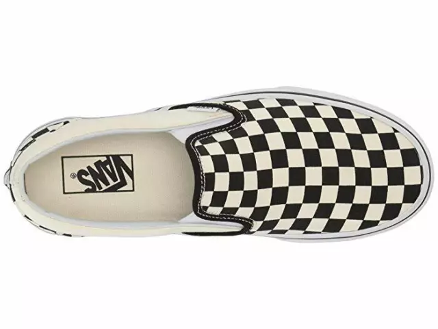 VANS Classic Slip-On Black&White Checkerboard Shoes,All sizes Brand new with Box 2