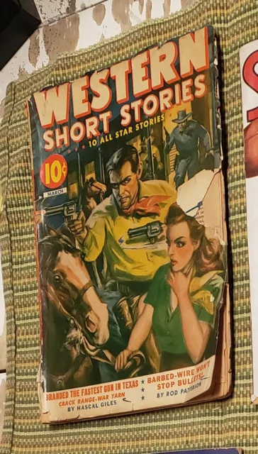 Dime Western Magazine Pulp March 1943 Vol. 5 #5  Short Stories