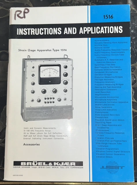 Bruel & Kjaer INSTRUCTION MANUAL 2515 English ORIGINAL